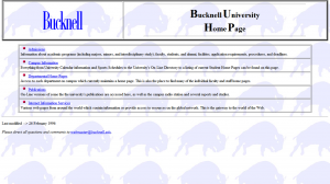 First BU home page